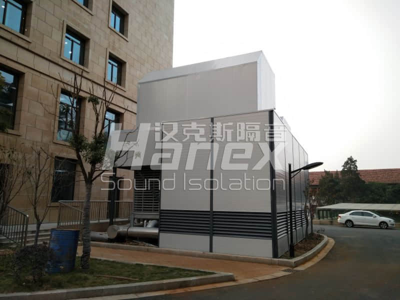 杭州市第七人民醫院冷卻塔及風冷熱泵降噪工程案例 杭州市第七人民醫院冷卻塔及風冷熱泵降噪工程案例